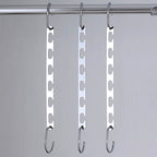 Multifunctional Stainless Steel Folding Clothes Jacket Pants Storage Hanger — view 5