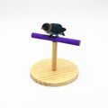 Creative Wooden Parrot Bird Frosted Stand Toy