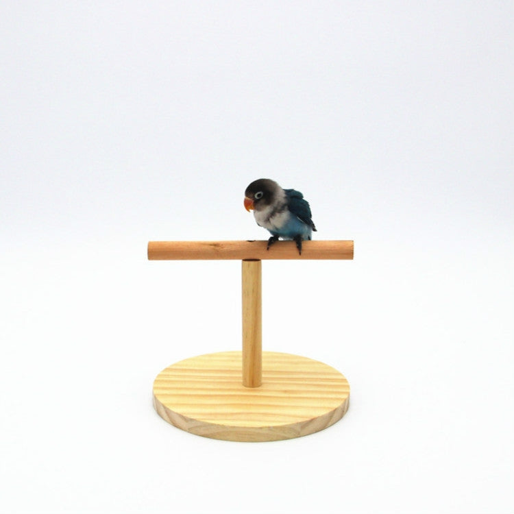 Creative Wooden Parrot Bird Frosted Stand Toy — Frosted