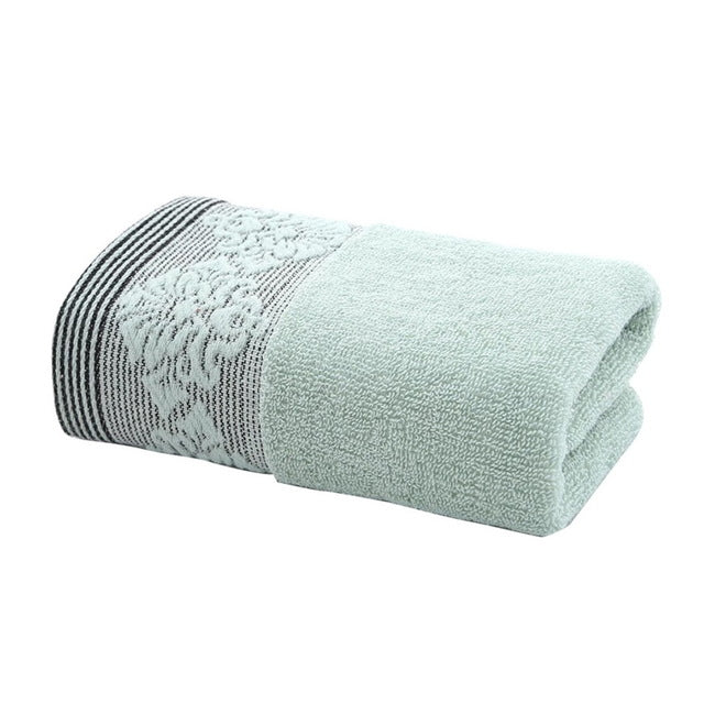 Absorbent Towel Face Towel Bathroom Thick Soft Cloth Wipe Towel — Brown