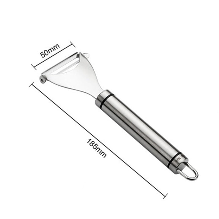 Stainless Steel Peeler Fruit Knife Planer Multi-function Kitchen Scraper Potato Peeling Knife — Triangular Planer