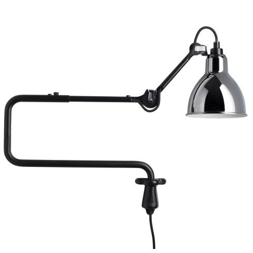 Classic Adjustable Modern Industrial Long Swing Arm Wall Lamp with LED Light Source — Red Wine