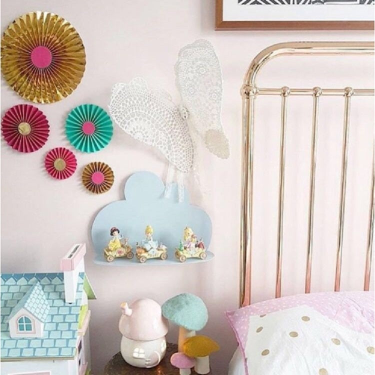 Wood Cloud Racks Partition Shelf Decorative Photography Props — view 5