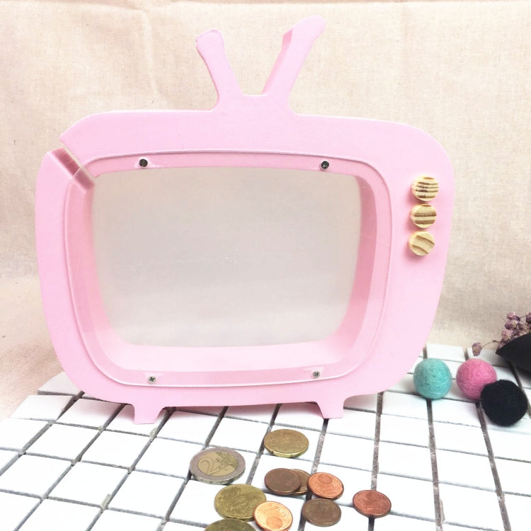 Wooden TV Storage Tank Children Room Display Photography Props Toys