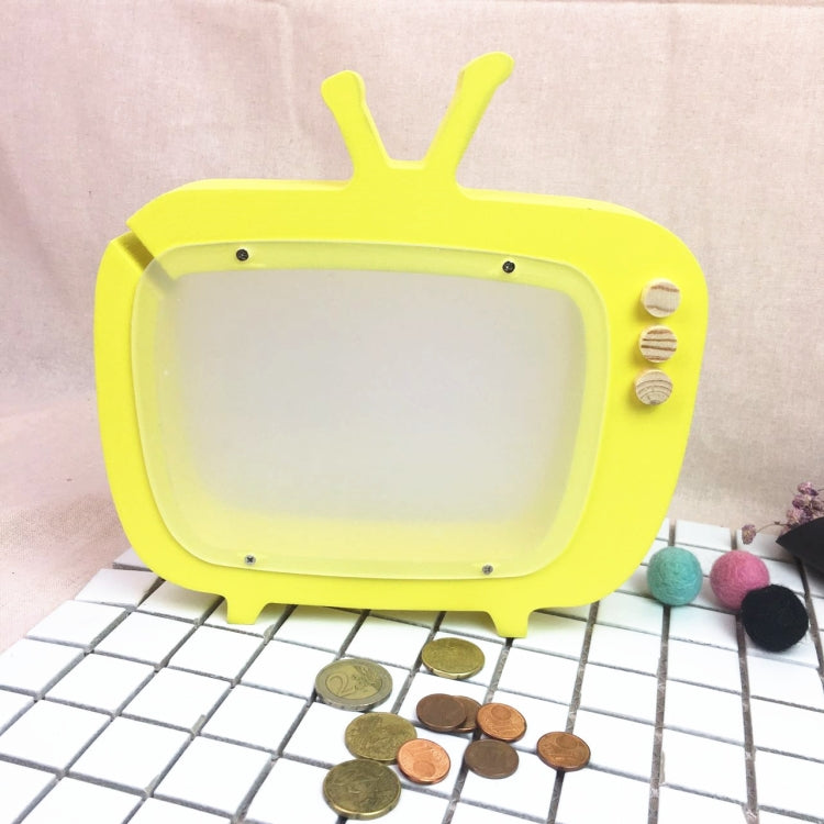 Wooden TV Storage Tank Children Room Display Photography Props Toys — Green