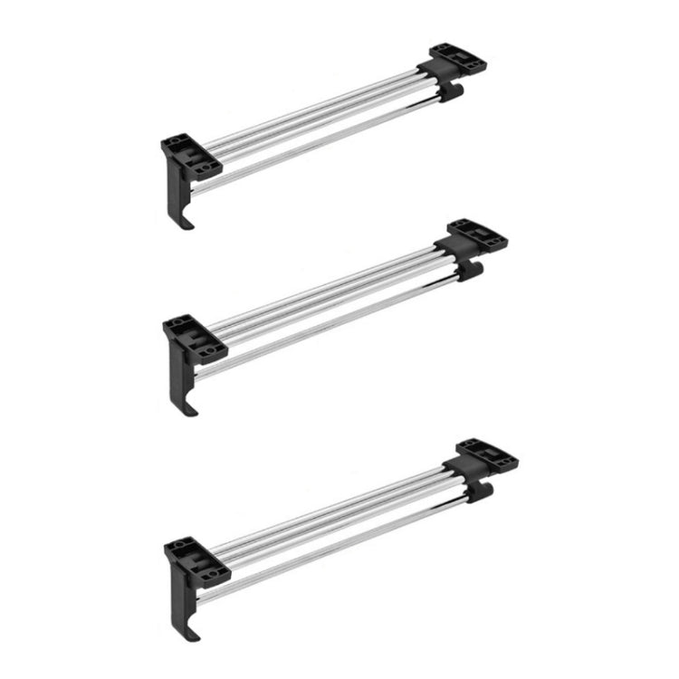 Wardrobe Hardware Push-Pull Hanging Rod Clothes Rail — Y02 Extendable 12 inches