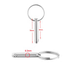 Boat Accessories 316 Stainless Steel Ball Pin Quick Release And Quick Release Safety Pin Spring Steel Ball Pin, Size: 6.3x76mm