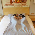 Portable Hotel Solid Color Envelope Dirty Sleeping Bag Liner，Random Color