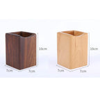 Multifunctional Wooden Chinese Style Student Pen Holder