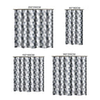 Curtains for Bathroom Waterproof Polyester Fabric Moldproof Bath Curtain — 80x180cm