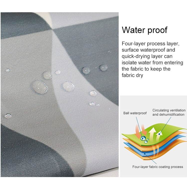Curtains for Bathroom Waterproof Polyester Fabric Moldproof Bath Curtain — 100x180cm