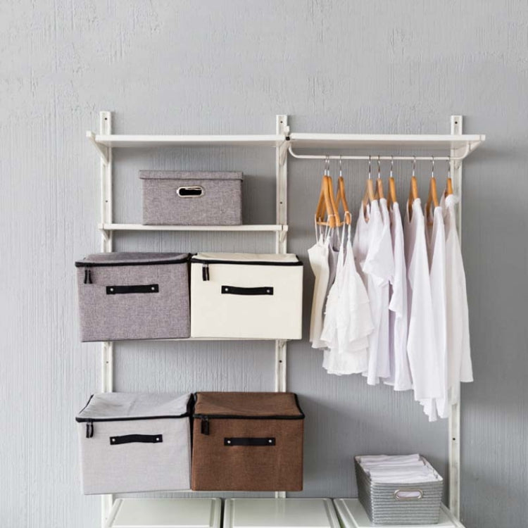 Nonwoven Storage Box Zipper Foldable Underwear Bra Socks Container Drawer Sundries Clothes Home Storage Bag — view 6