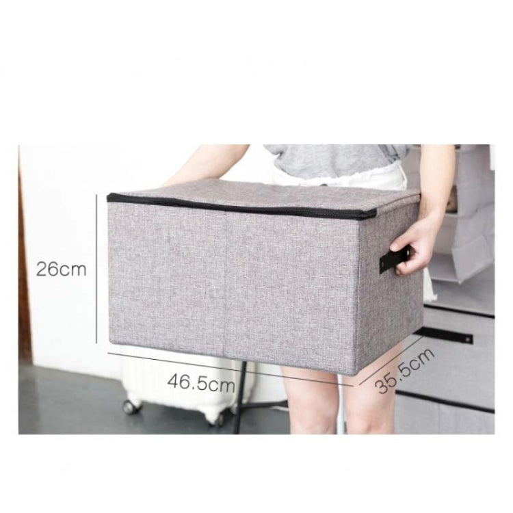Nonwoven Storage Box Zipper Foldable Underwear Bra Socks Container Drawer Sundries Clothes Home Storage Bag — view 7