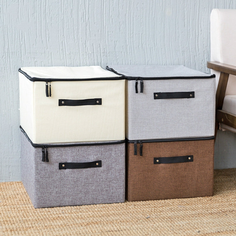 Nonwoven Storage Box Zipper Foldable Underwear Bra Socks Container Drawer Sundries Clothes Home Storage Bag — view 8
