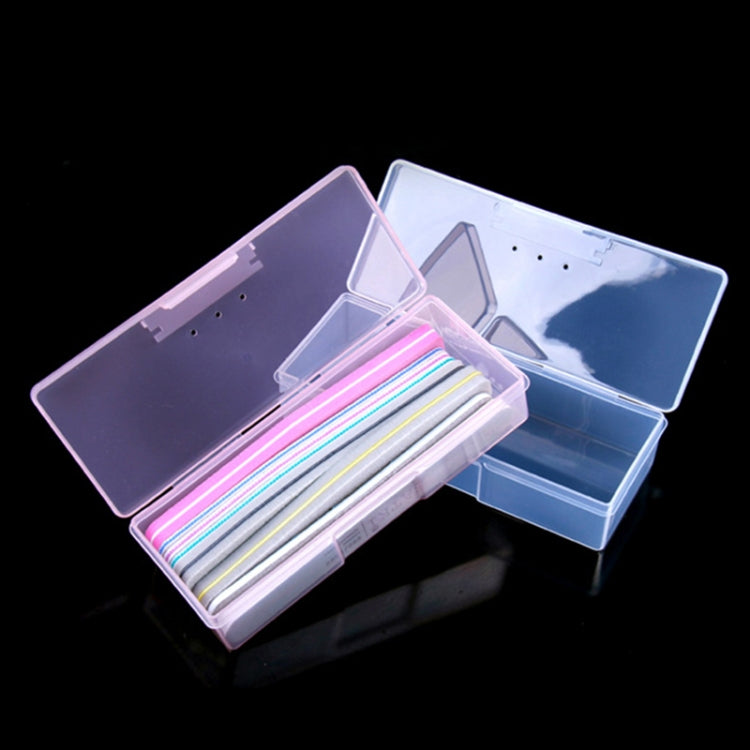Plastic Transparent Nail Manicure Tools Storage Box — view 3
