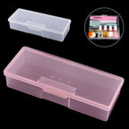 Plastic Transparent Nail Manicure Tools Storage Box — view 5
