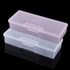 Plastic Transparent Nail Manicure Tools Storage Box — view 6