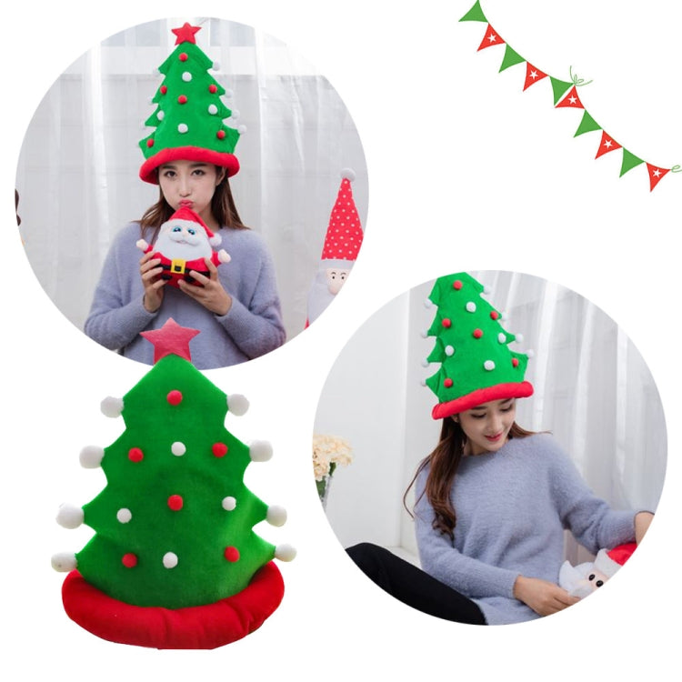 Funny Adult Hat Christmas DecorationParty Supplies, Christmas Tree Hat