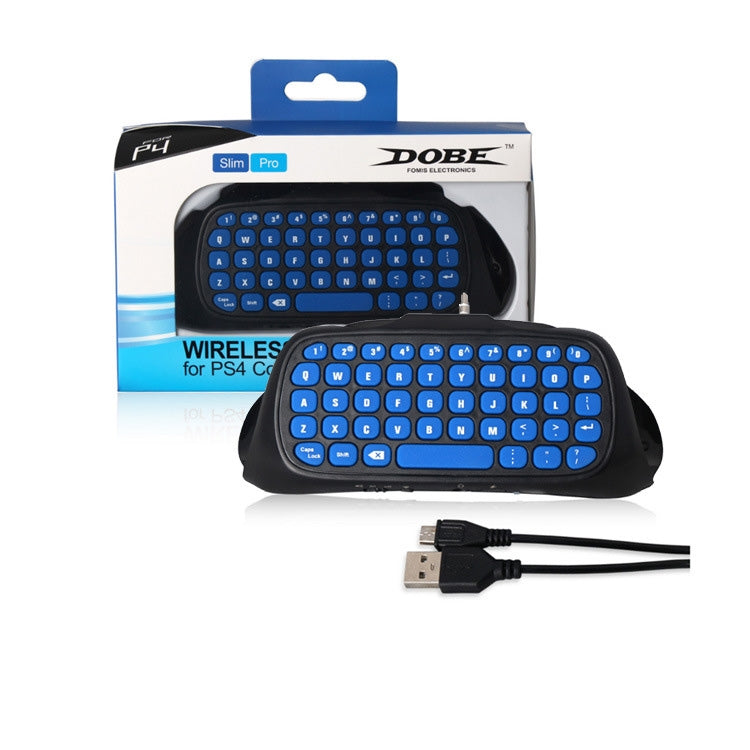 DOBE TP4-022 2.4G Wireless Controller Keyboard ABS Game Keyboard for PS4 / Slim