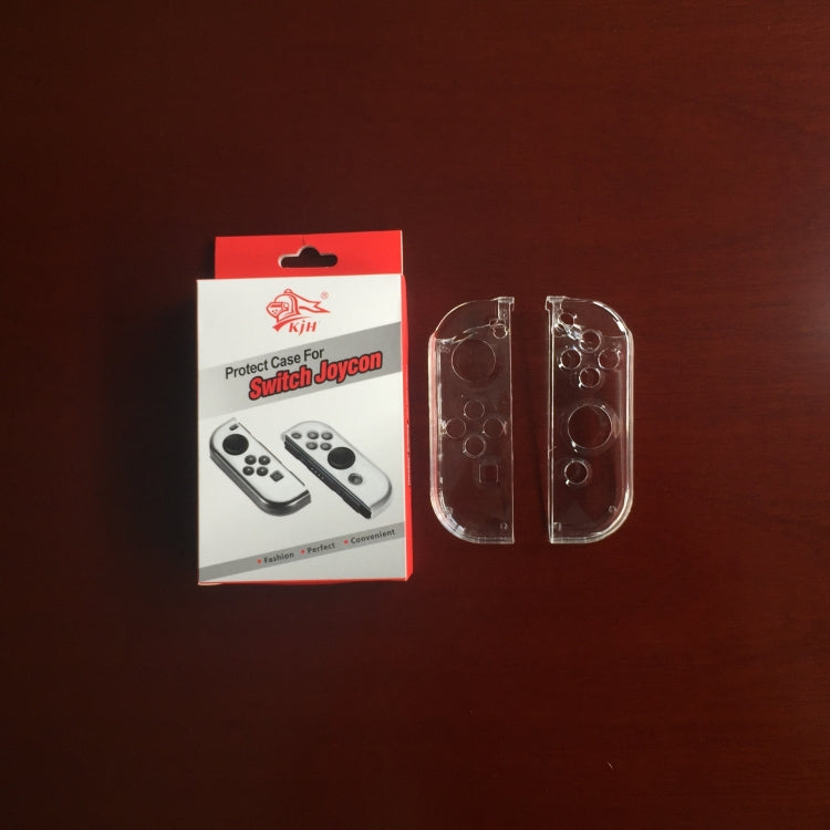 Transparent PC Protective Cover Handle Crystal Case for Switch Game Controller