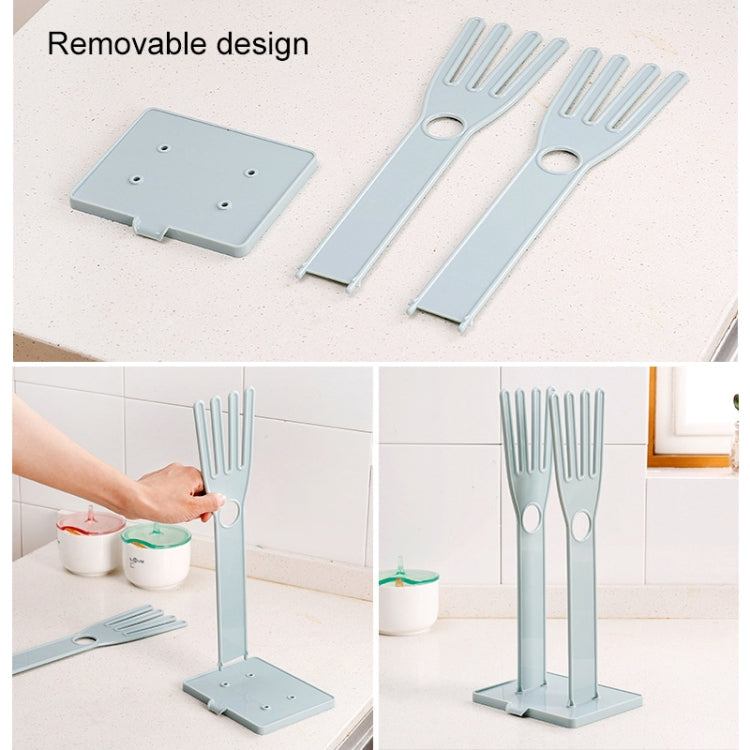 Portable Glove Drying Rack Kitchen Storage Rack Desktop Drainage Storage Rack — view 5