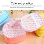 AIQI Multi-functional Wet Reusable Bag Menstrual Pad Sanitary Pads Makeup Bags Makeup Tool Organizer Bag — Navy Blue