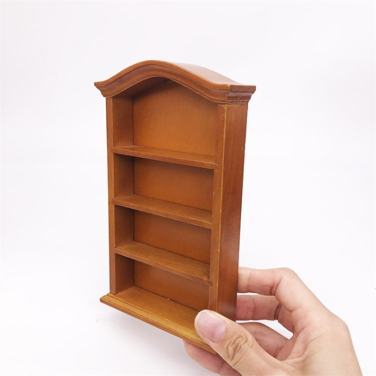 1:12 Mini House Toy Simulation Furniture Wooden Bookcase Mini House Toy