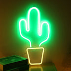 LED Acrylic Transparent Back Panel Neon Light Holiday Decoration Lamp