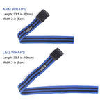 1 Pair Natural Latex Silk Elastic Band Arm Fitness Blood Flow Restriction Training Band, Size: 60 x 5cm