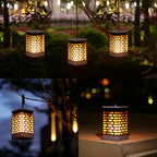 LED Solar Induction Landscape Light Flame Lamp Outdoor Waterproof Garden Lantern