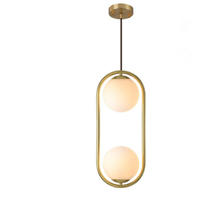 Restaurant Chandelier Single Head Creative Personality Simple Modern Copper Lamp — view 26