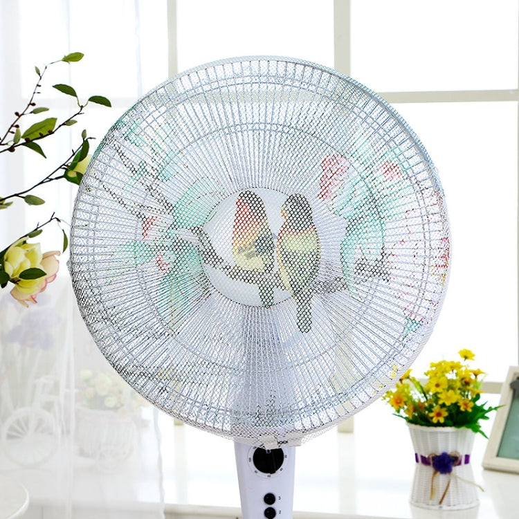 Anti-pinch Electric Fan Safety Cover Protection Net Dustproof Cover — Gold