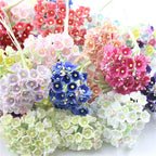5 Branches DIY Hand-simulated Plum Mini Flocking Cloth Lucky Flower — Multiple Colour