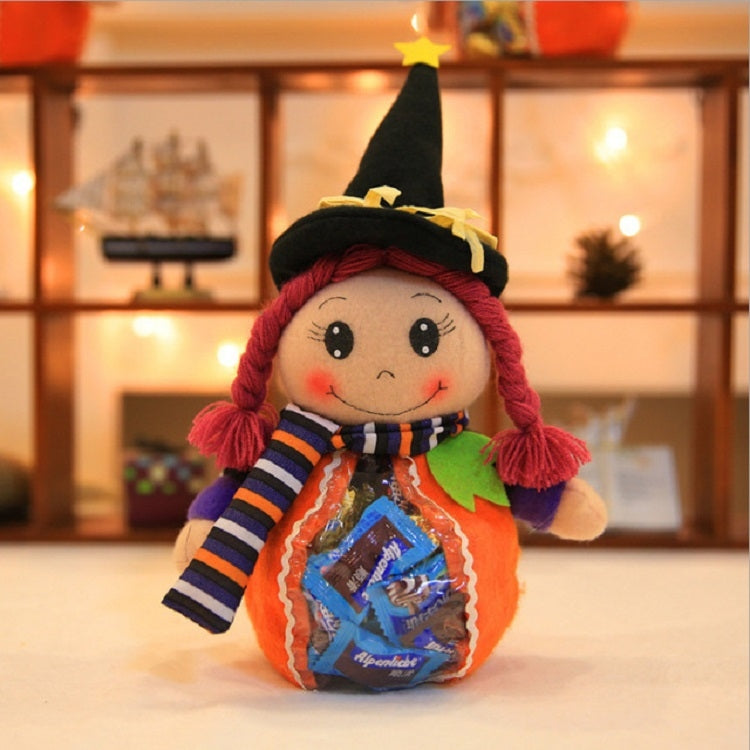 Halloween Cute Cartoon Transparent Plastic Bags Party Decorations Halloween Candy Backpack — view 5