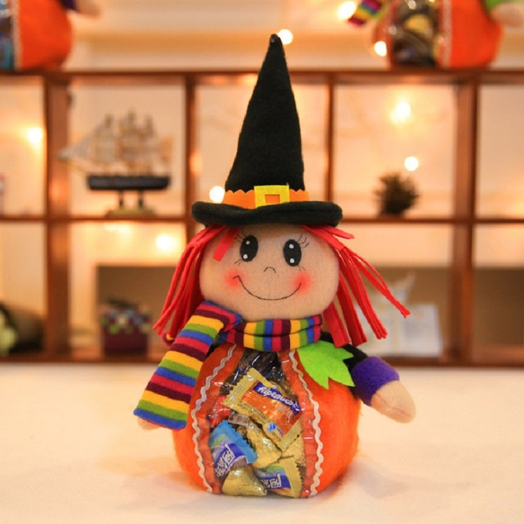 Halloween Cute Cartoon Transparent Plastic Bags Party Decorations Halloween Candy Backpack — view 6