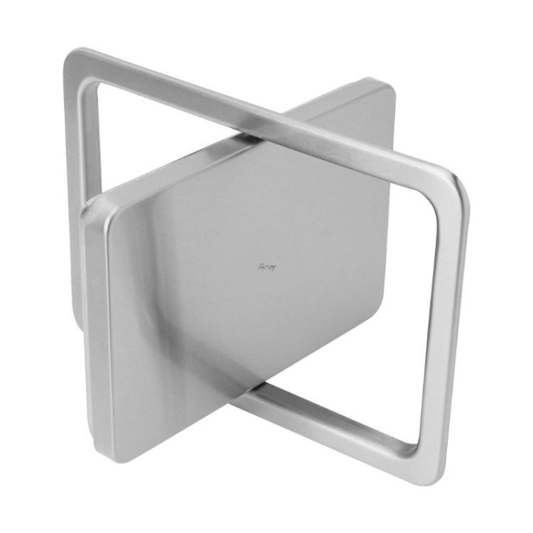 Embedded Type Stainless Steel Swing Cover Flip Kitchen Countertop Trash Can Lid Cap — view 6