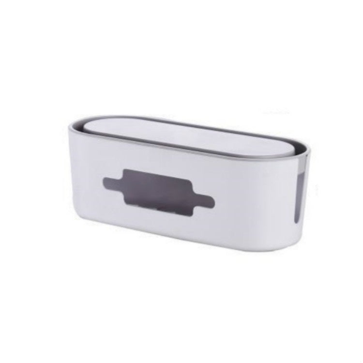 Home Cable Storage Box Hollow Wire Cord Safety Tidy Organizer Container — Normal