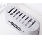 Home Cable Storage Box Hollow Wire Cord Safety Tidy Organizer Container — White
