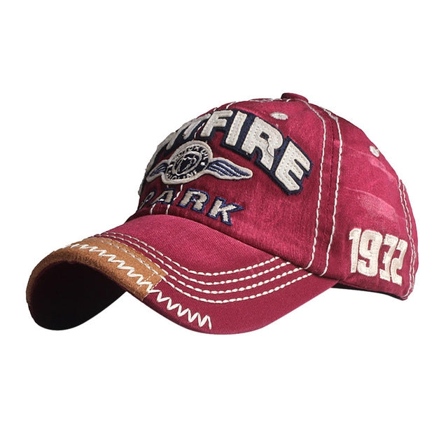 Cotton Embroidered Patch Washable Adjustable Baseball Cap — view 7