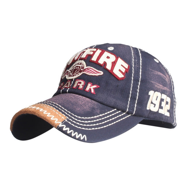 Cotton Embroidered Patch Washable Adjustable Baseball Cap — view 8