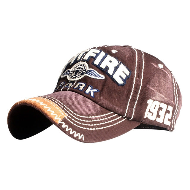 Cotton Embroidered Patch Washable Adjustable Baseball Cap — view 9