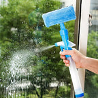 Multi-functional Double-sided Cleaning Scraper Household Tool Spray Water Brush Glass Scraping Tool Cleaner