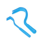 2 PCS Pet Catcher Flea Clipper Animal Deworming Pull Hard Tick Extractor Cats and Dogs Lice Scavenging Flea Hook — Yellow