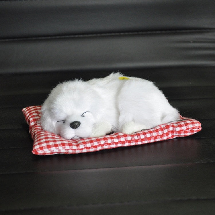 Simulation Will Call the Sleeping Dog Ornaments Toy Creative Doll Children Gift — Lemon Yellow
