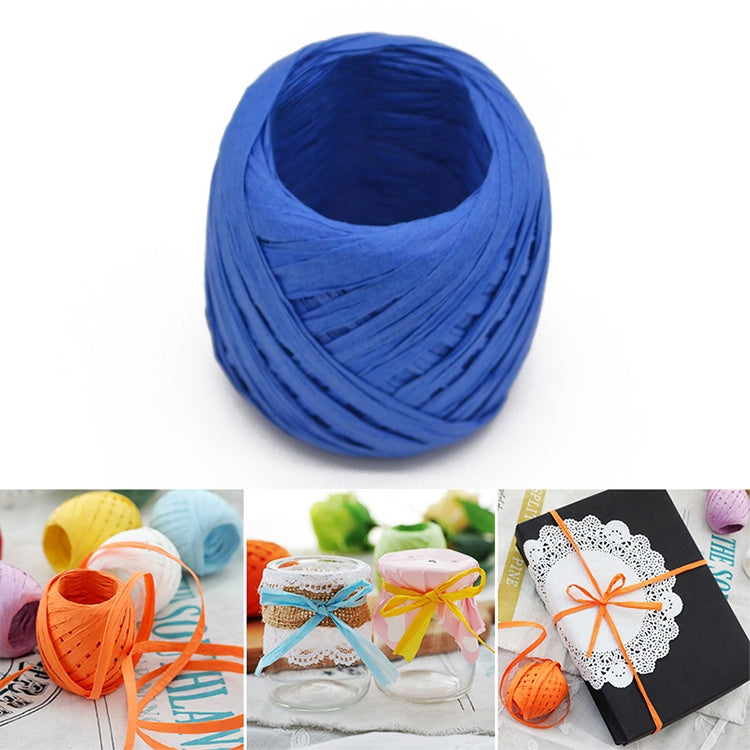 20M Paper Rope Raffia Ribbon Natural Lace Rope Gift Box Wrapping DIY Decoration — view 15
