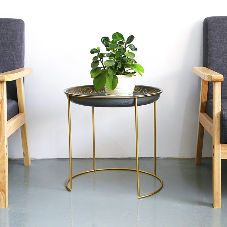 Simple Coffee Table Mini Tea Set Folding Flower Pot Rack Living Room Furniture — Coffee Table