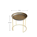 Simple Coffee Table Mini Tea Set Folding Flower Pot Rack Living Room Furniture — view 7