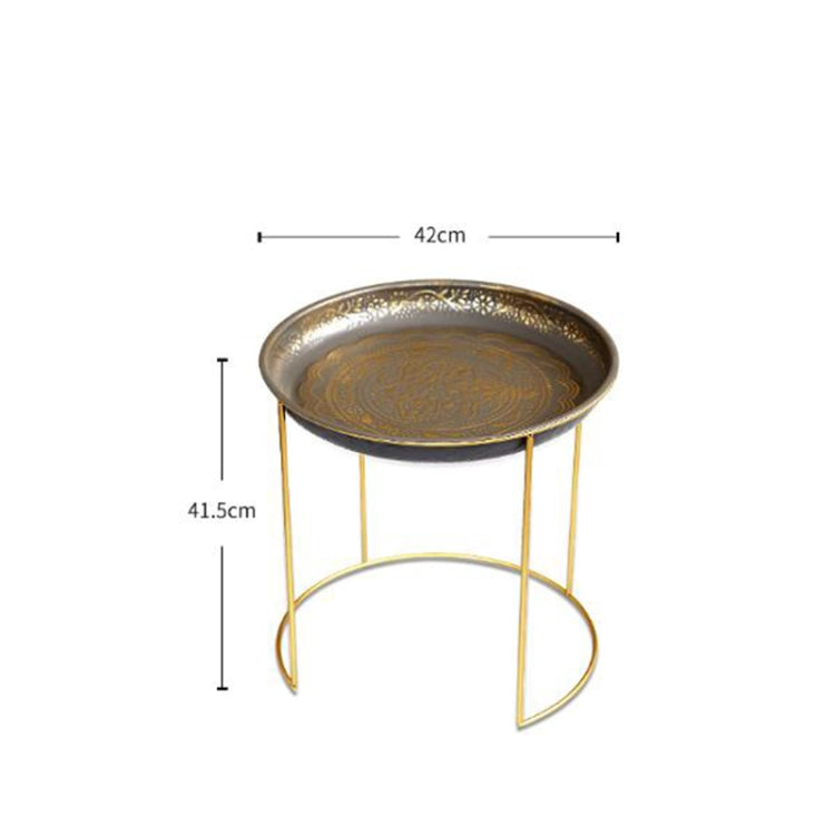 Simple Coffee Table Mini Tea Set Folding Flower Pot Rack Living Room Furniture — view 7