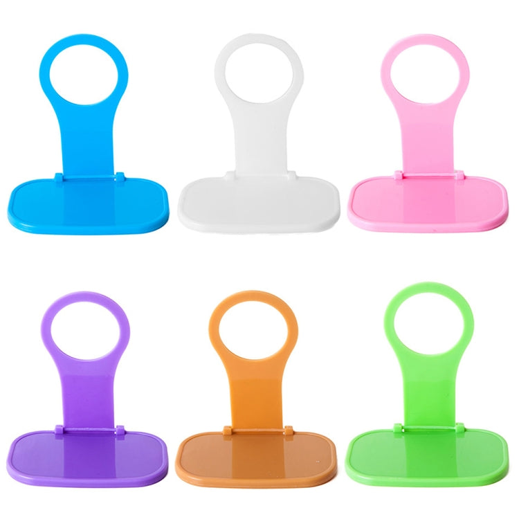 4 PCS Creative Collapsible Plastic Mobile Phone Charging Stand Portable Mobile Phone Charging Companion, Random Color Delivery