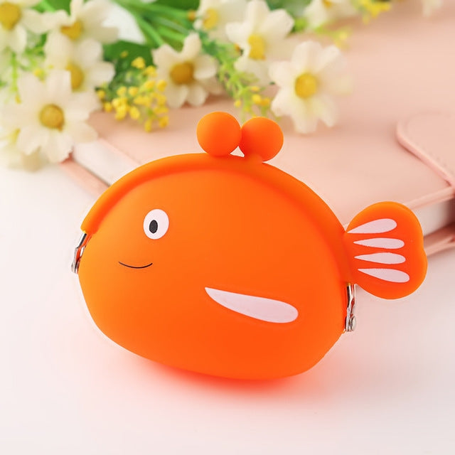 Mini Cute Fish Creative Cartoon Silicone Coin Purse — view 10